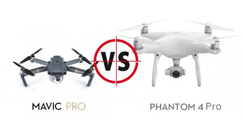 DJI Mavic Pro VS DJI Phantom 4 pro